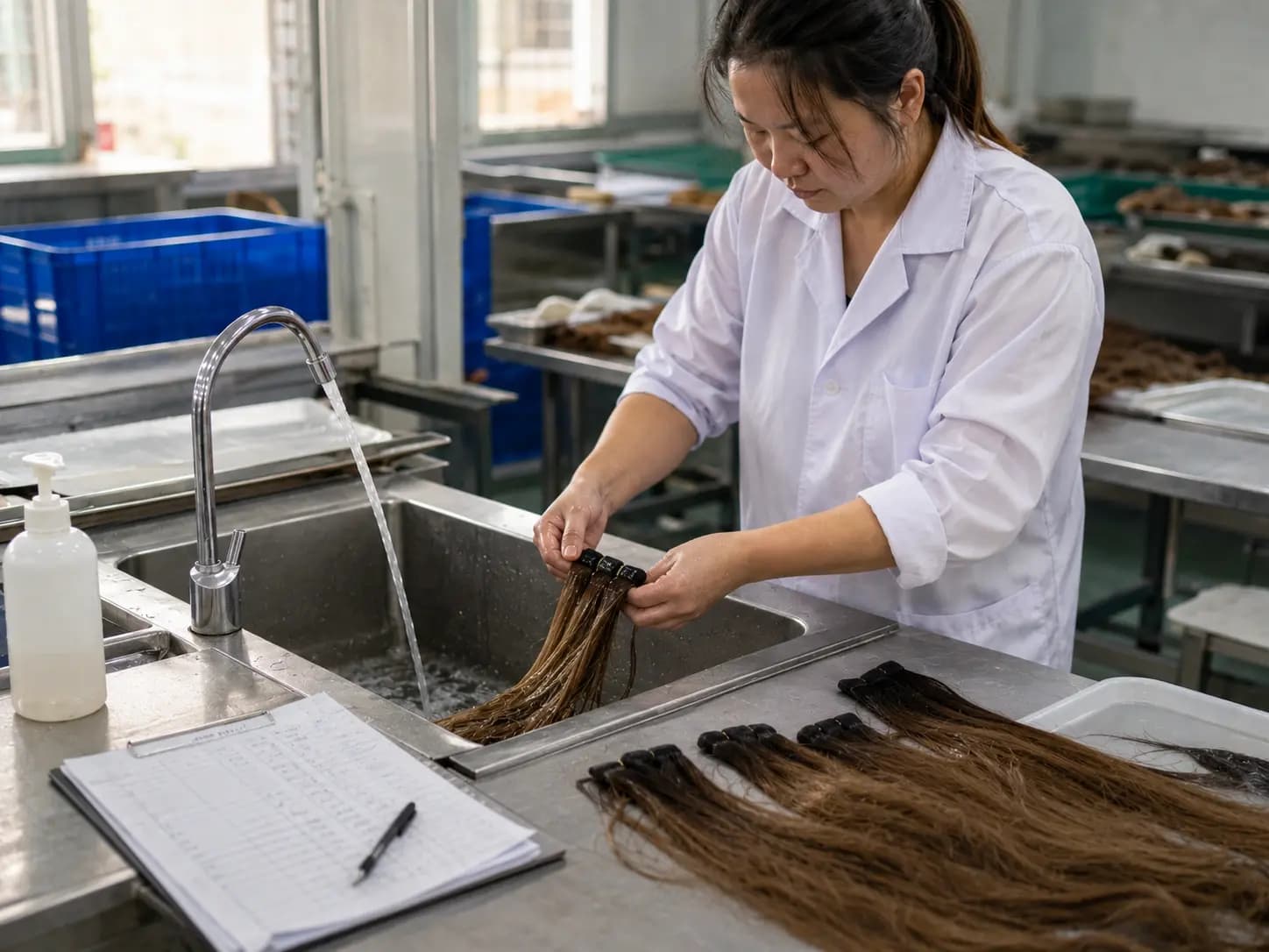 Washing Test: Color Retention and Tangle Resistance