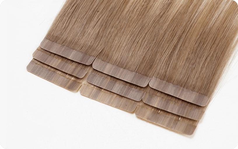 Tape In hair extension samples