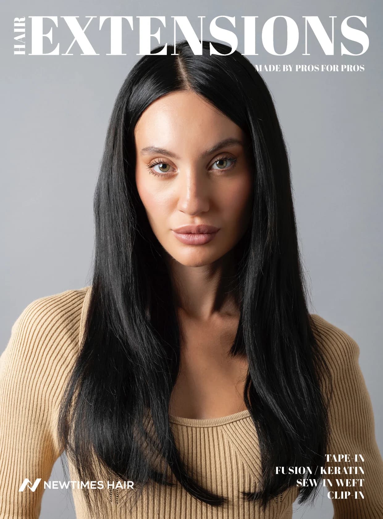 Bellecode hair extensions catalog cover