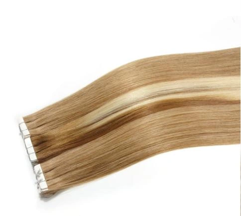 tape-in hair extensions with flat adhesive tabs for professional installation, seamless blending, and everyday wear.